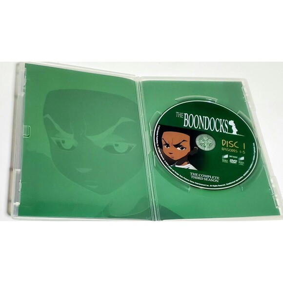 Boondocks Seasons 1 & 2 + Season 3 Disc 1 DVD Lot | Adult Swim | Tested - Picture 10 of 12